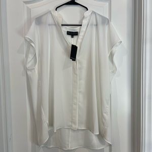 NWT Eloquii white blouse size 16